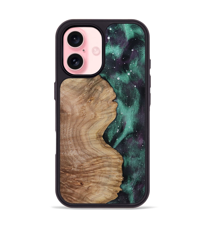 iPhone 16 Wood Phone Case - Stefan (Cosmos, 799758)