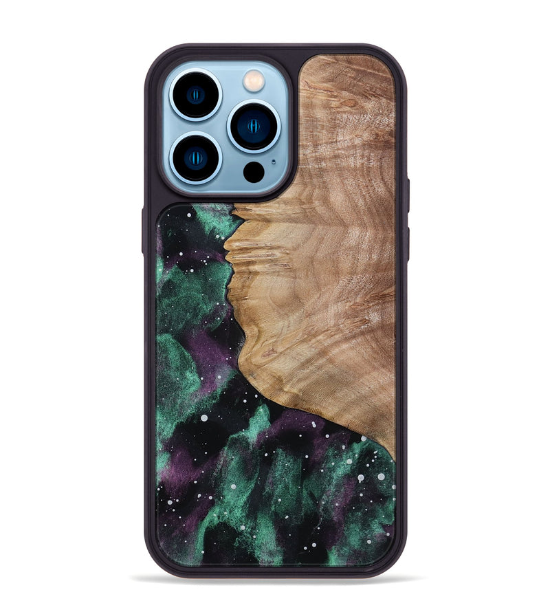 iPhone 14 Pro Max Wood Phone Case - Janiyah (Cosmos, 799761)