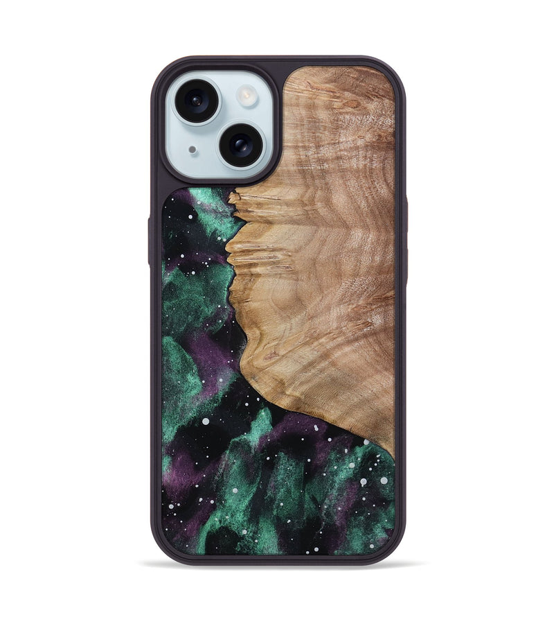 iPhone 15 Wood Phone Case - Janiyah (Cosmos, 799761)