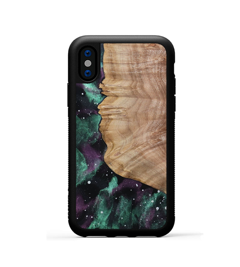 iPhone Xs Wood Phone Case - Janiyah (Cosmos, 799761)