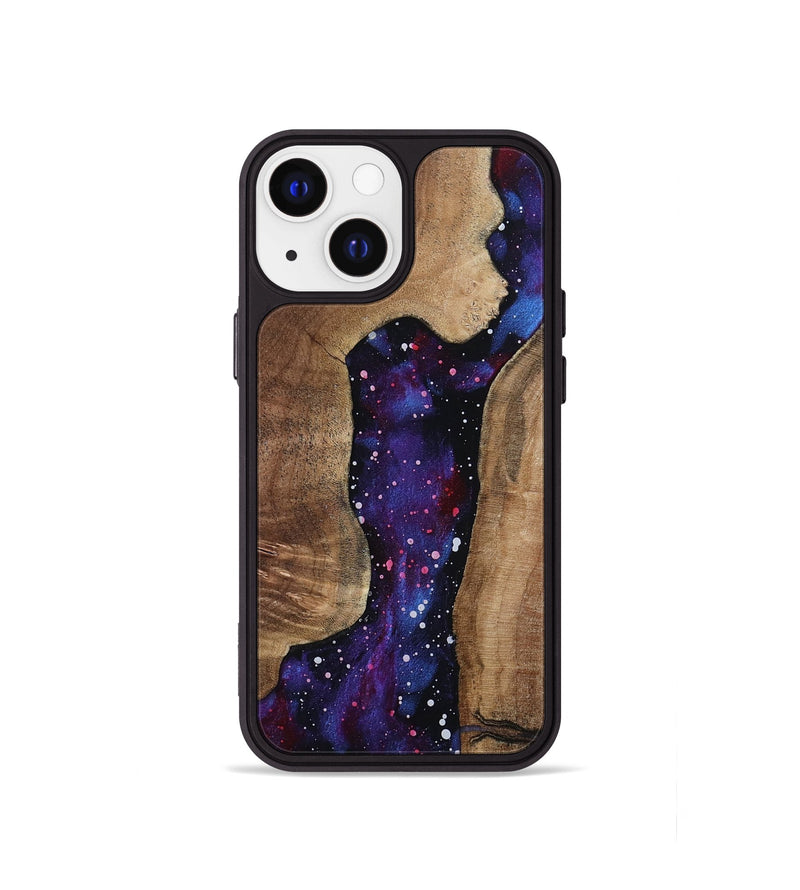 iPhone 13 mini Wood Phone Case - Azul (Cosmos, 799769)