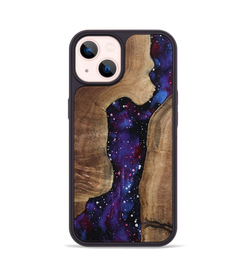 iPhone 14 Wood Phone Case - Azul (Cosmos, 799769)