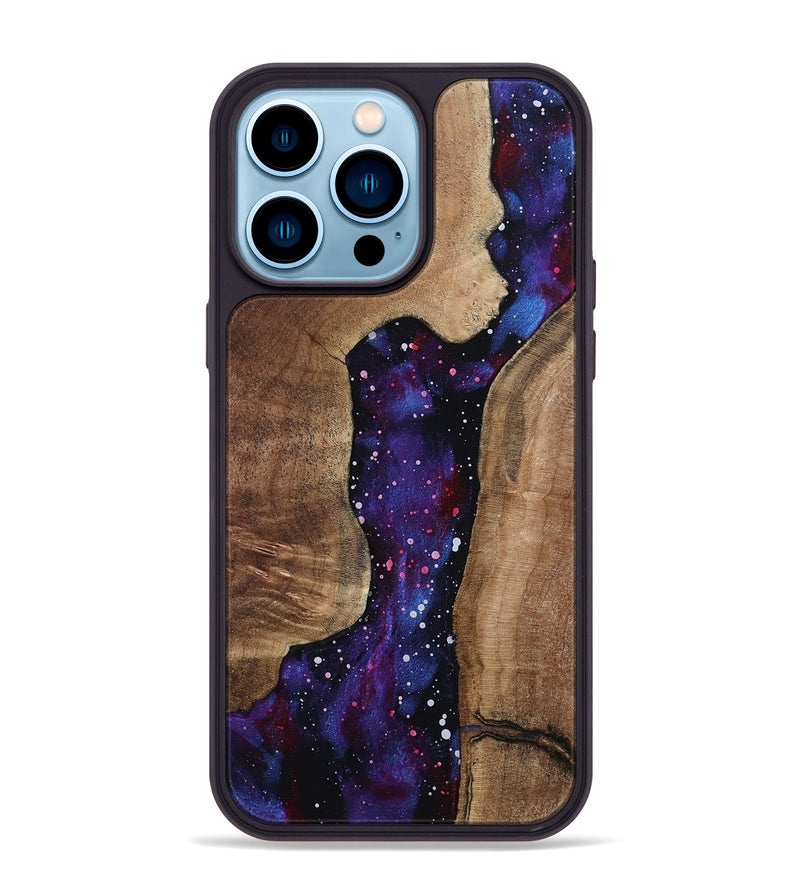 iPhone 14 Pro Max Wood Phone Case - Azul (Cosmos, 799769)
