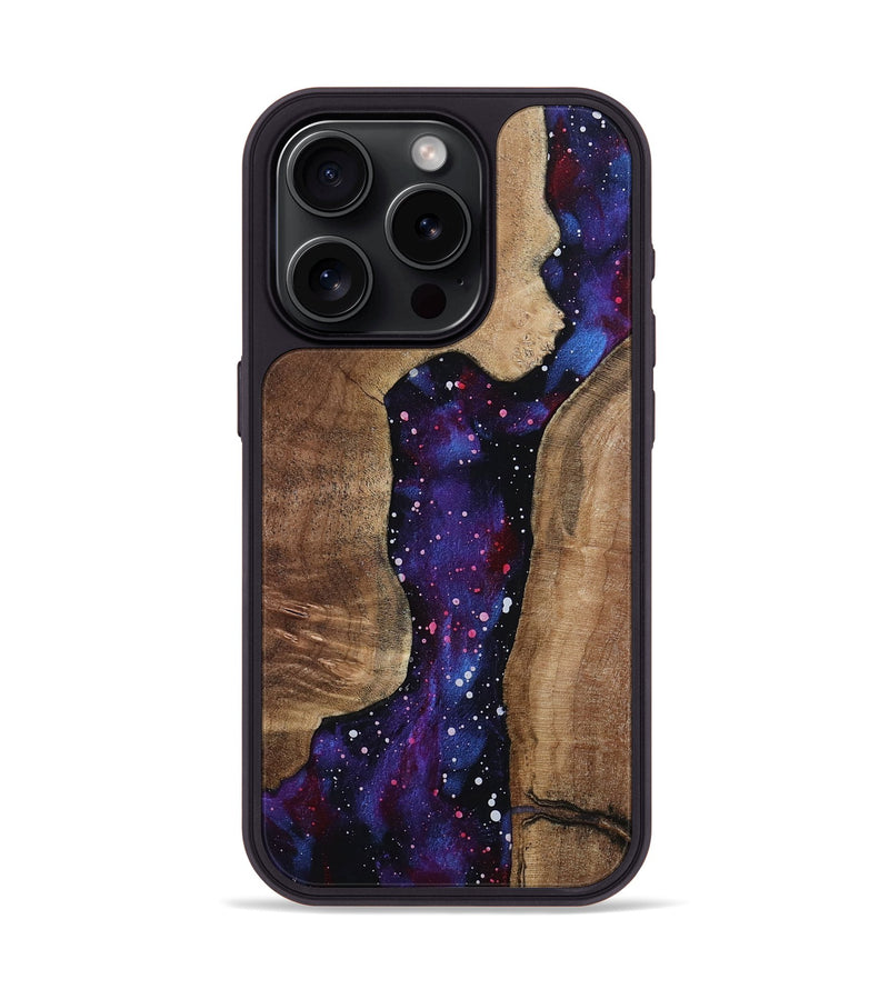 iPhone 15 Pro Wood Phone Case - Azul (Cosmos, 799769)