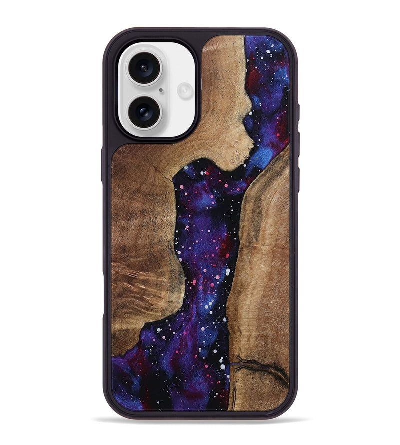 iPhone 16 Plus Wood Phone Case - Azul (Cosmos, 799769)