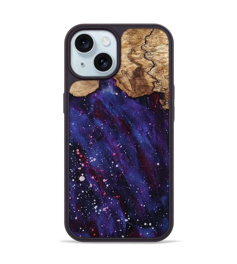 iPhone 15 Wood Phone Case - Mazie (Cosmos, 799770)