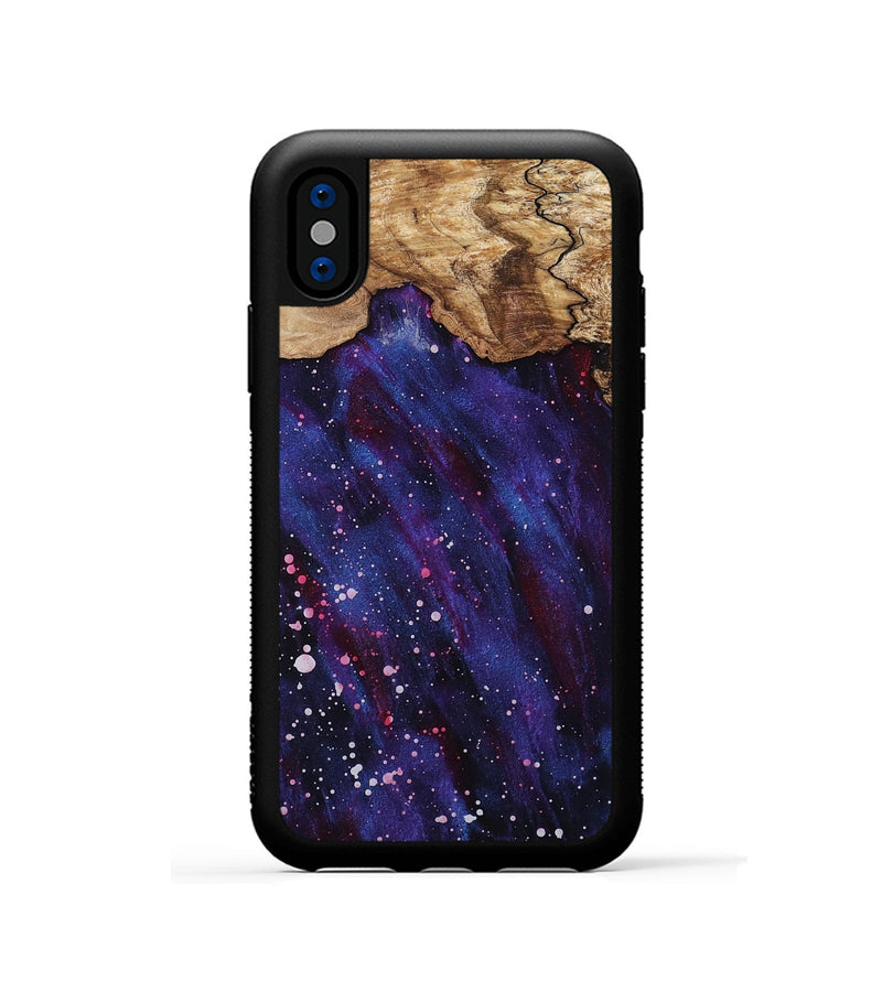 iPhone Xs Wood Phone Case - Mazie (Cosmos, 799770)
