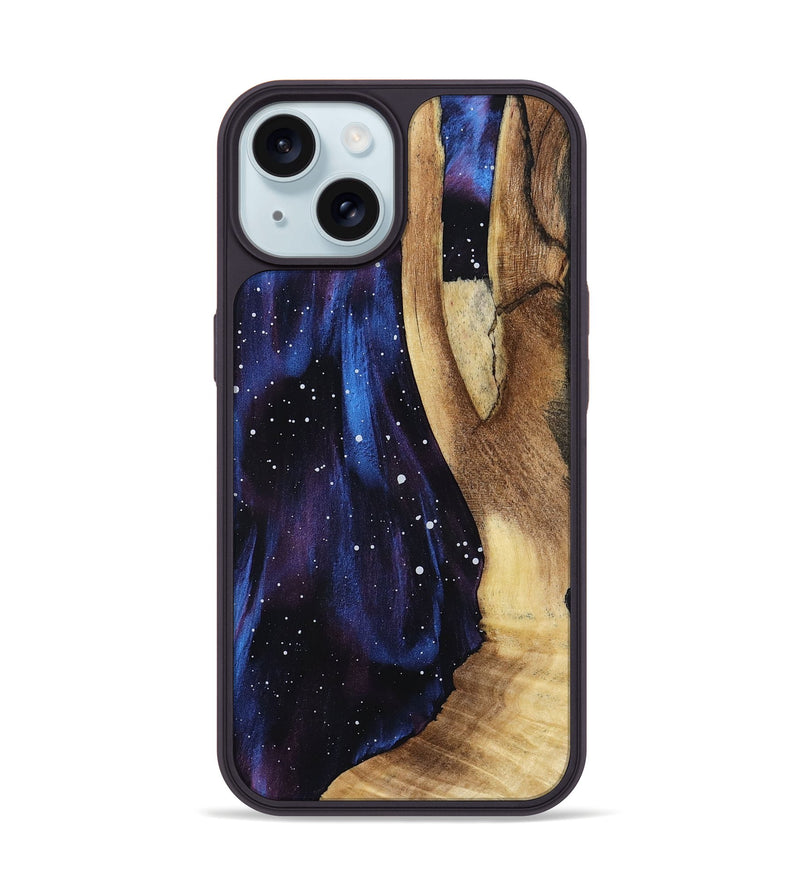 iPhone 15 Wood Phone Case - Peggie (Cosmos, 799774)