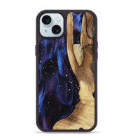 iPhone 15 Plus Wood Phone Case - Peggie (Cosmos, 799774)