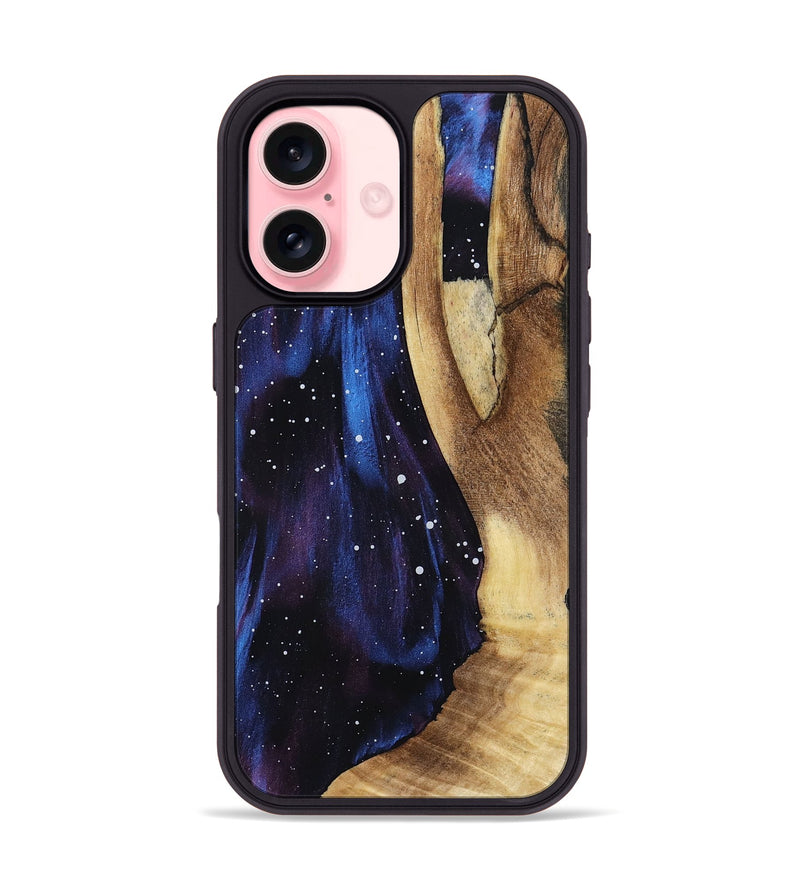 iPhone 16 Wood Phone Case - Peggie (Cosmos, 799774)