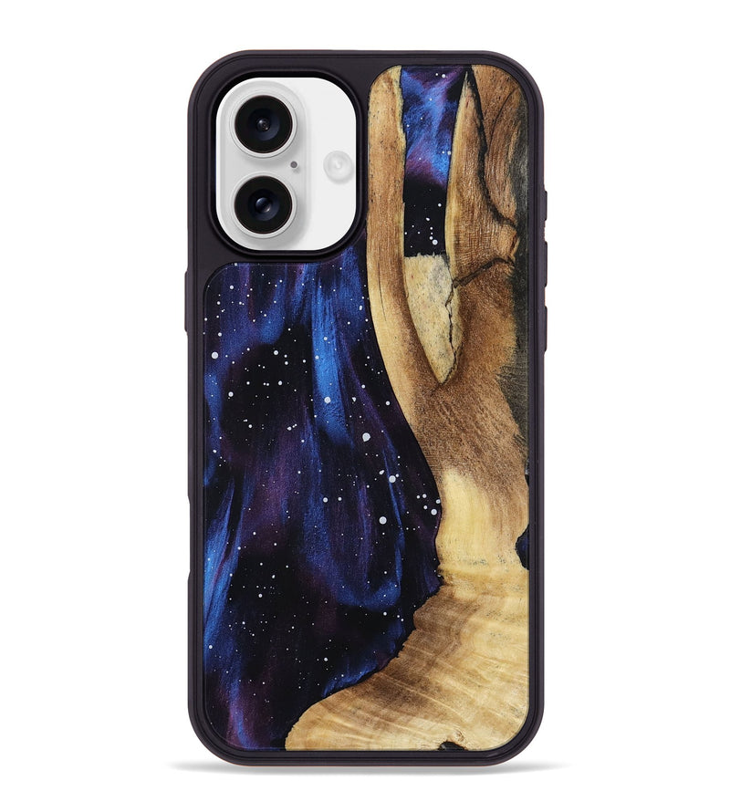 iPhone 16 Plus Wood Phone Case - Peggie (Cosmos, 799774)