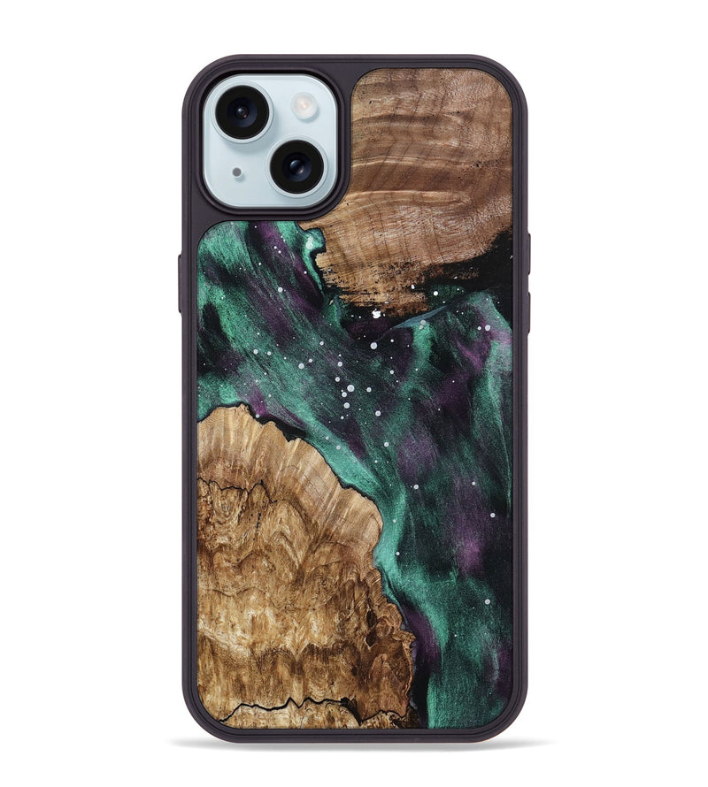 iPhone 15 Plus Wood Phone Case - Perry (Cosmos, 799775)