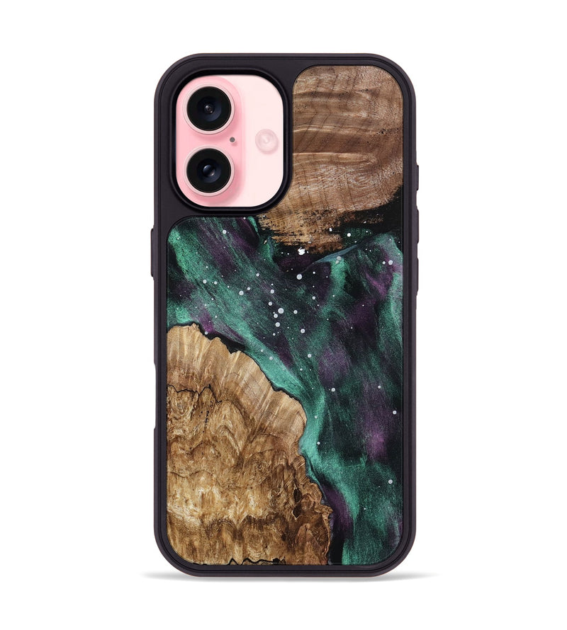 iPhone 16 Wood Phone Case - Perry (Cosmos, 799775)