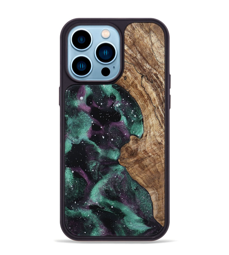 iPhone 14 Pro Max Wood Phone Case - January (Cosmos, 799776)