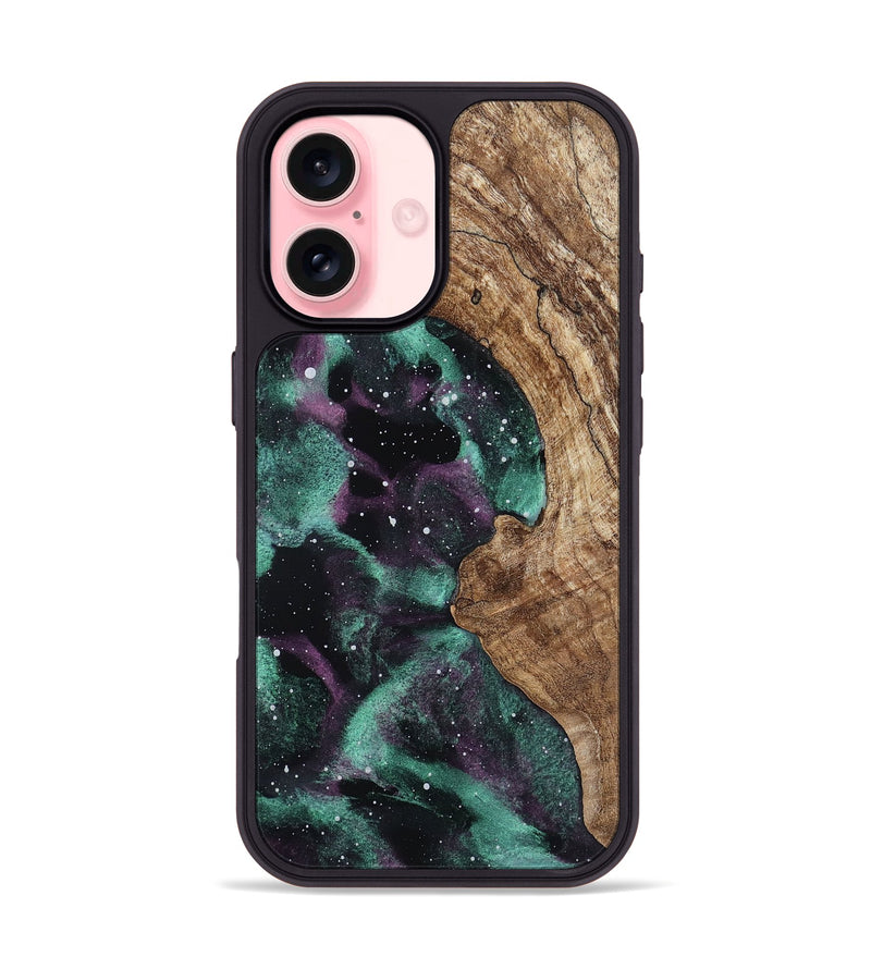 iPhone 16 Wood Phone Case - January (Cosmos, 799776)