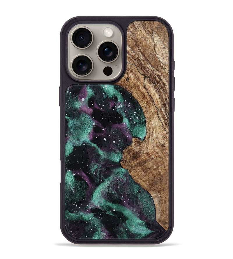 iPhone 16 Pro Max Wood Phone Case - January (Cosmos, 799776)