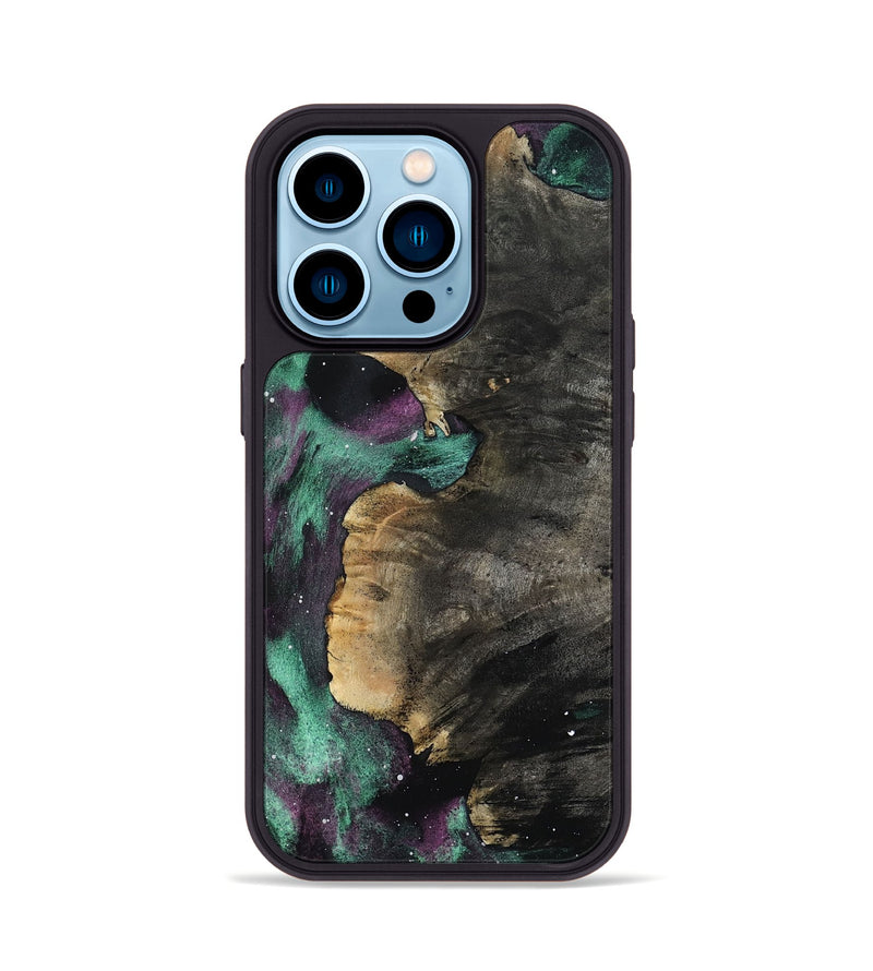 iPhone 14 Pro Wood Phone Case - Braedon (Cosmos, 799777)