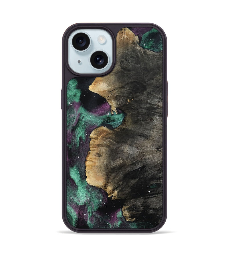 iPhone 15 Wood Phone Case - Braedon (Cosmos, 799777)