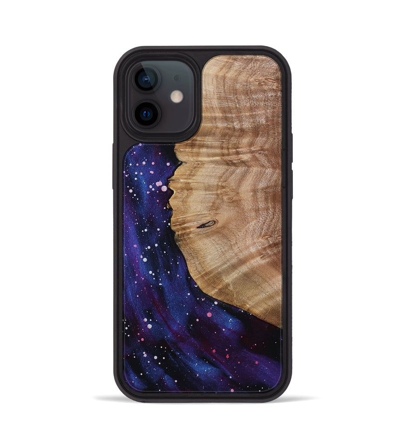 iPhone 12 Wood Phone Case - Zhane (Cosmos, 799780)