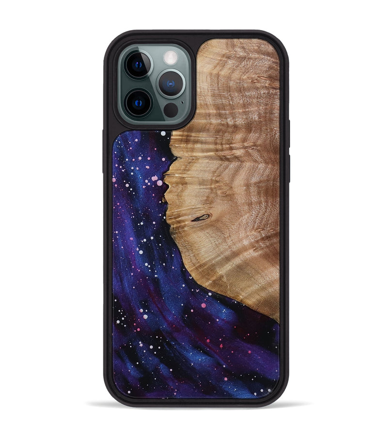 iPhone 12 Pro Max Wood Phone Case - Zhane (Cosmos, 799780)
