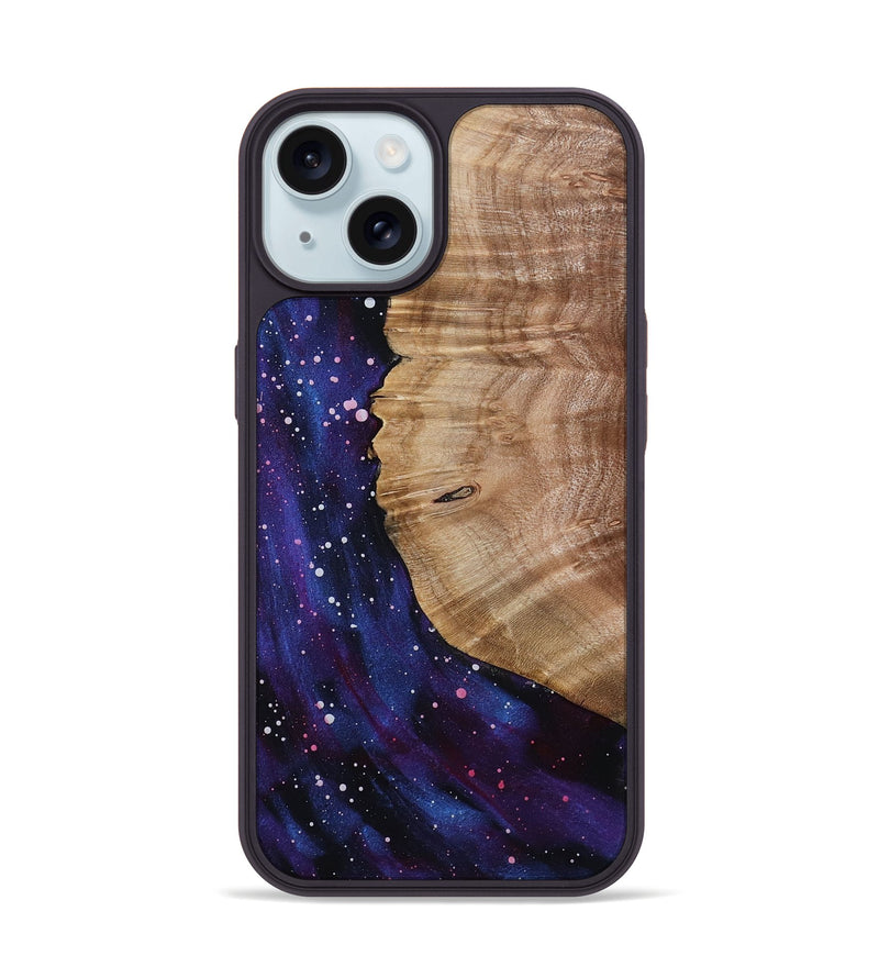 iPhone 15 Wood Phone Case - Zhane (Cosmos, 799780)