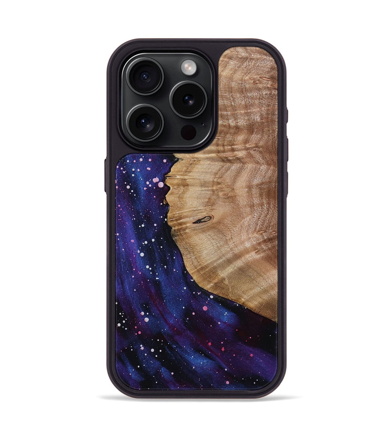 iPhone 15 Pro Wood Phone Case - Zhane (Cosmos, 799780)