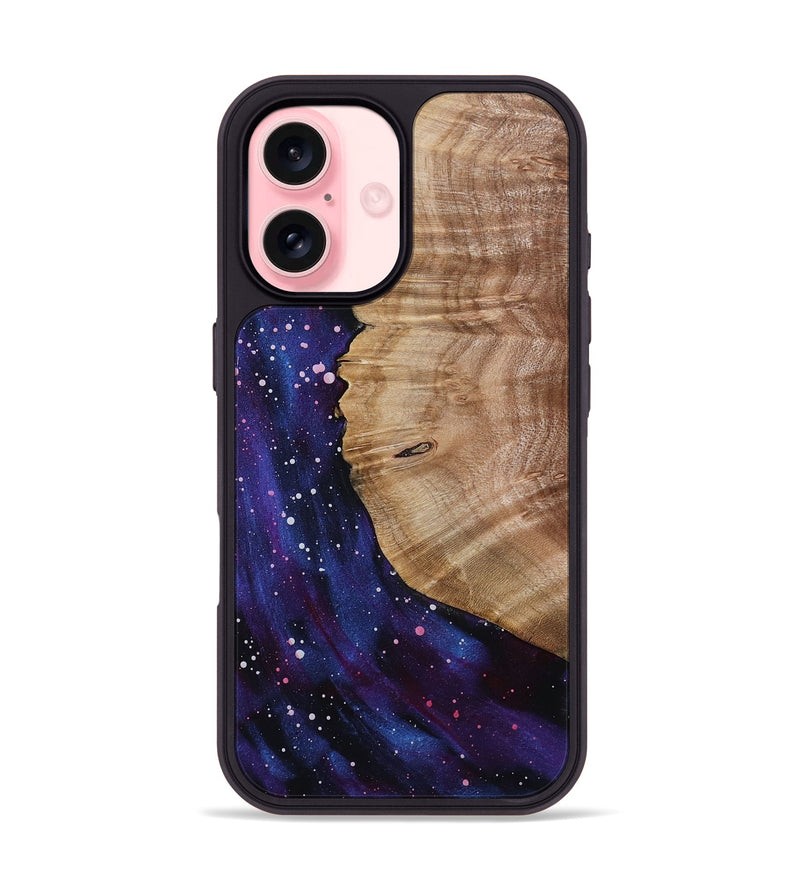 iPhone 16 Wood Phone Case - Zhane (Cosmos, 799780)
