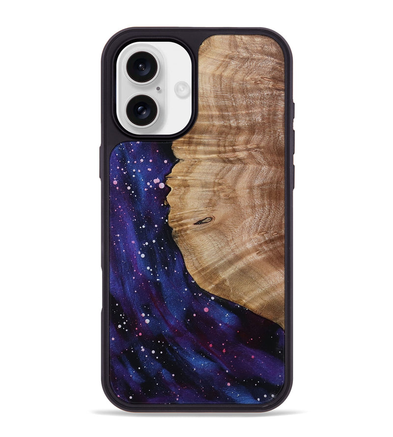 iPhone 16 Plus Wood Phone Case - Zhane (Cosmos, 799780)