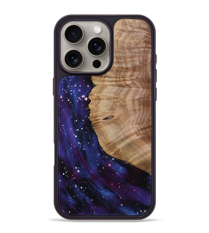 iPhone 16 Pro Max Wood Phone Case - Zhane (Cosmos, 799780)