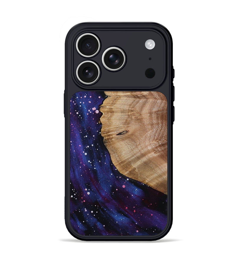 iPhone 17 Pro Wood Phone Case - Zhane (Cosmos, 799780)