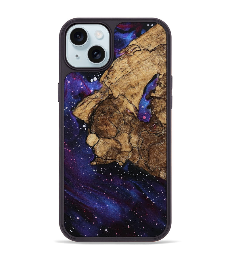iPhone 15 Plus Wood Phone Case - Athena (Cosmos, 799781)