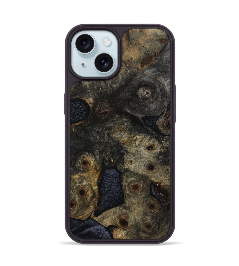 iPhone 15 Wood Phone Case - Hal (Wood Burl, 799784)