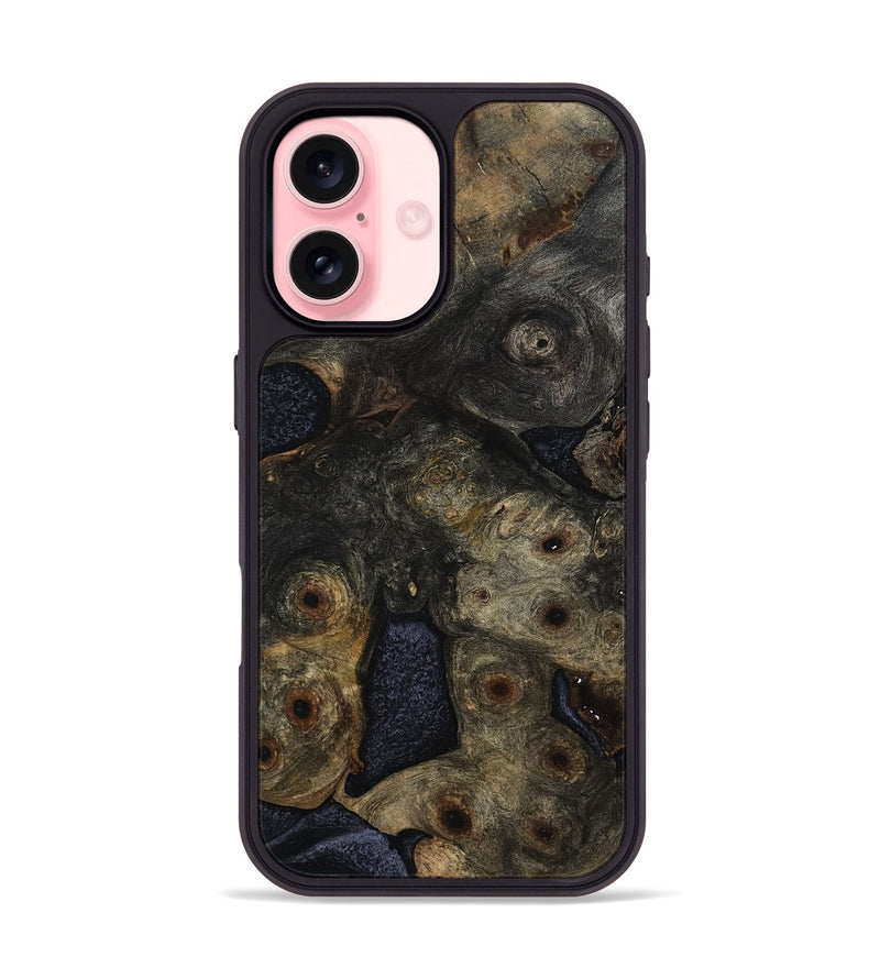 iPhone 16 Wood Phone Case - Hal (Wood Burl, 799784)