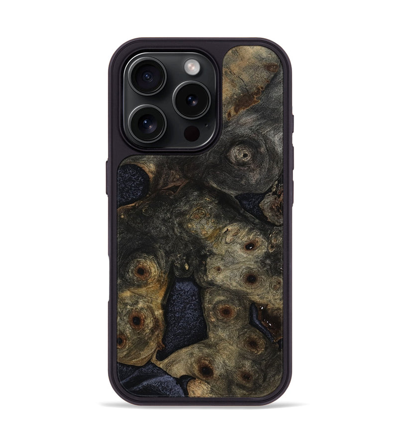 iPhone 16 Pro Wood Phone Case - Hal (Wood Burl, 799784)