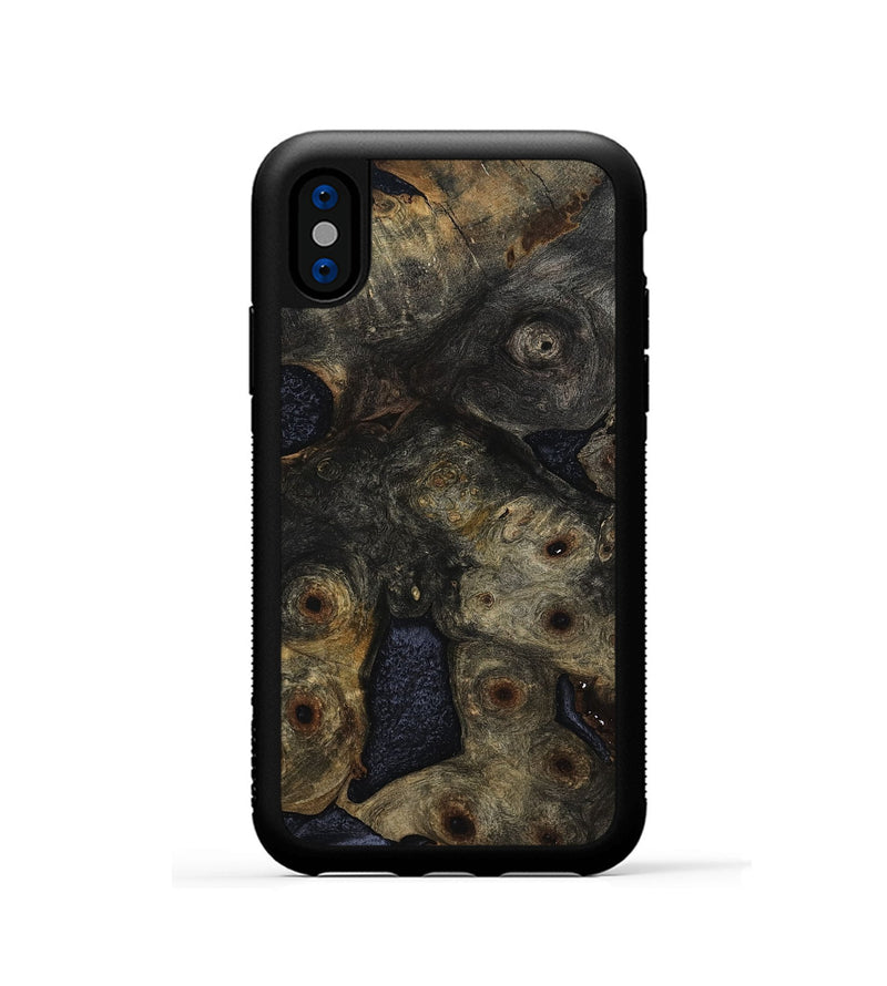 iPhone Xs Wood Phone Case - Hal (Wood Burl, 799784)