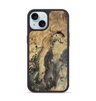 iPhone 15 Wood Phone Case - Leander (Wood Burl, 799785)