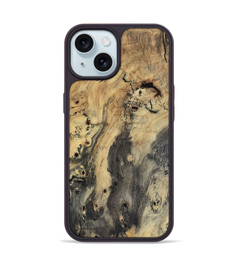 iPhone 15 Wood Phone Case - Leander (Wood Burl, 799785)