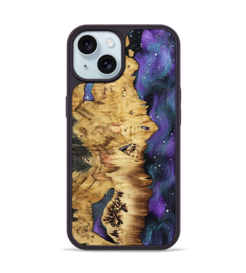 iPhone 15 Wood Phone Case - Travis (Cosmos, 799786)