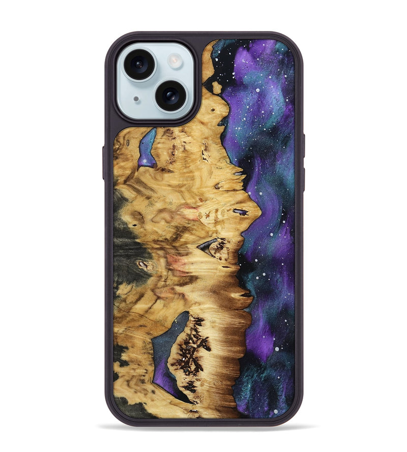 iPhone 15 Plus Wood Phone Case - Travis (Cosmos, 799786)