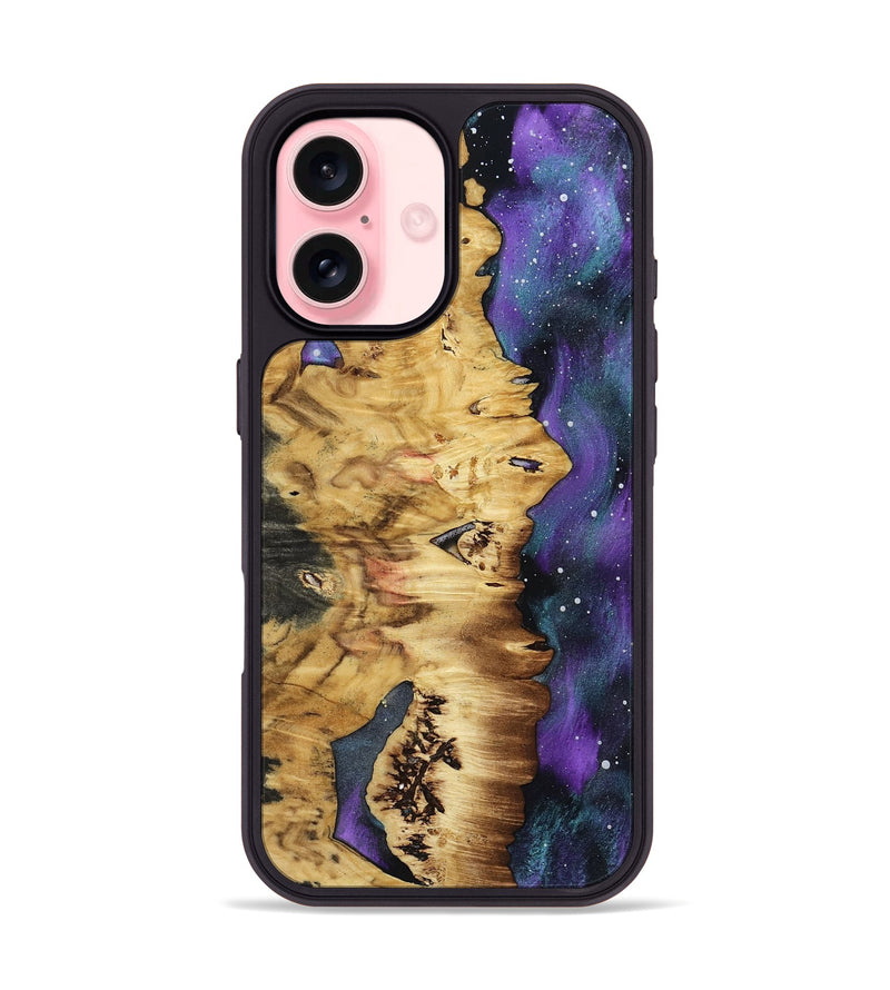 iPhone 16 Wood Phone Case - Travis (Cosmos, 799786)