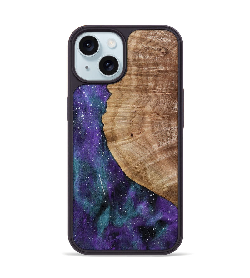 iPhone 15 Wood Phone Case - Jean (Cosmos, 799787)