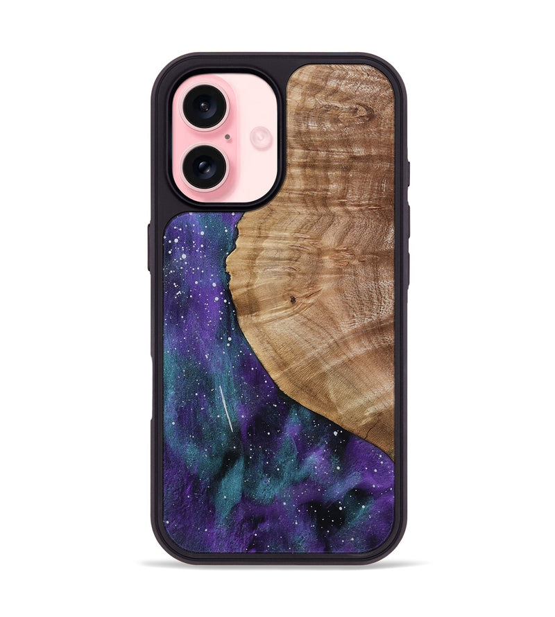 iPhone 16 Wood Phone Case - Jean (Cosmos, 799787)
