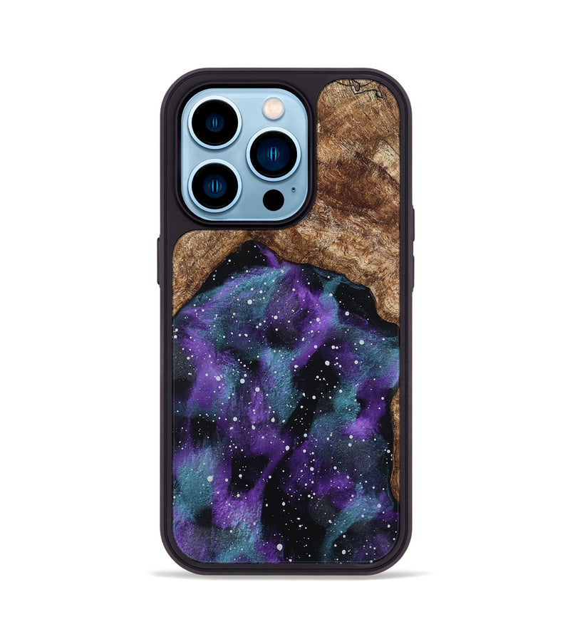 iPhone 14 Pro Wood Phone Case - Lenora (Cosmos, 799790)