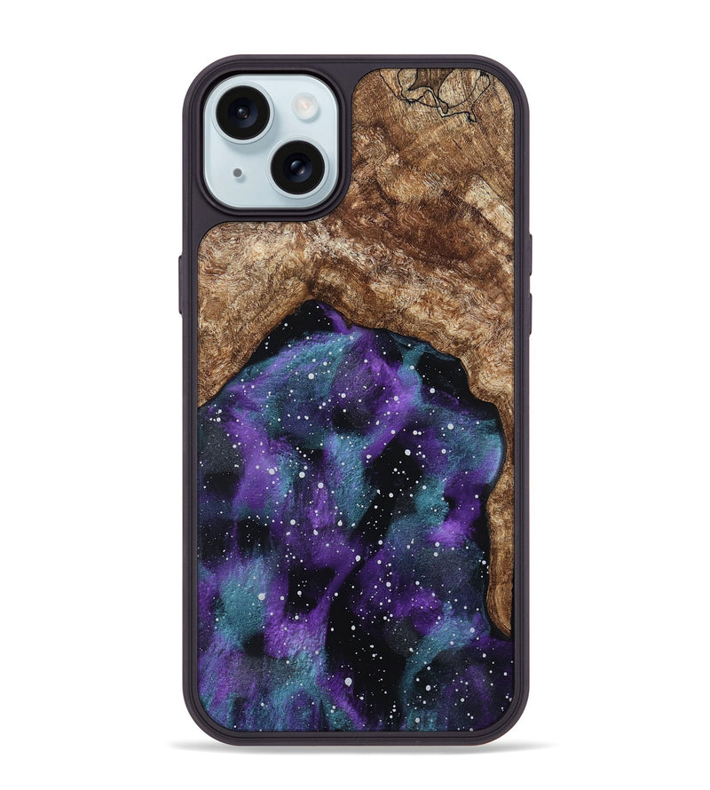 iPhone 15 Plus Wood Phone Case - Lenora (Cosmos, 799790)