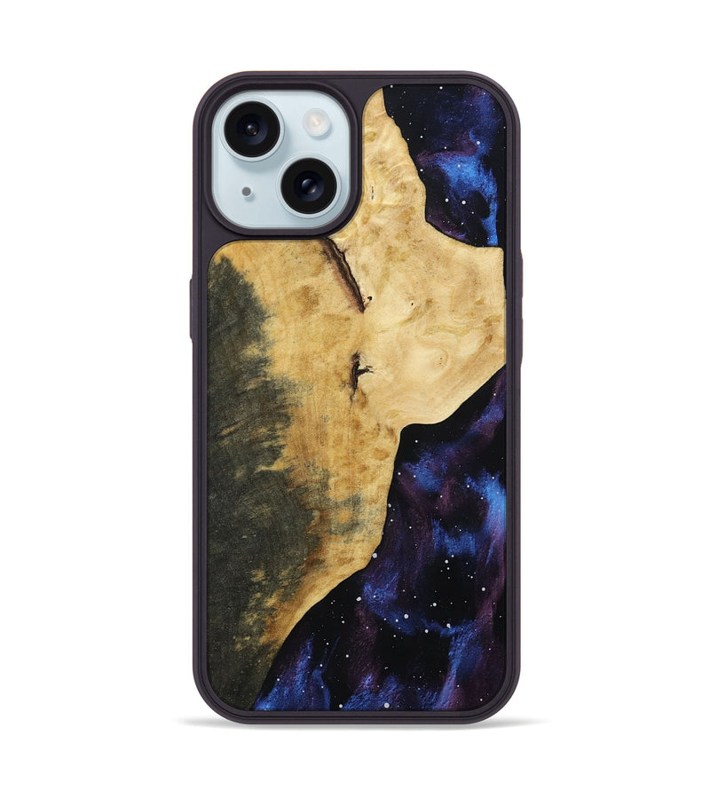 iPhone 15 Wood Phone Case - Icie (Cosmos, 799791)