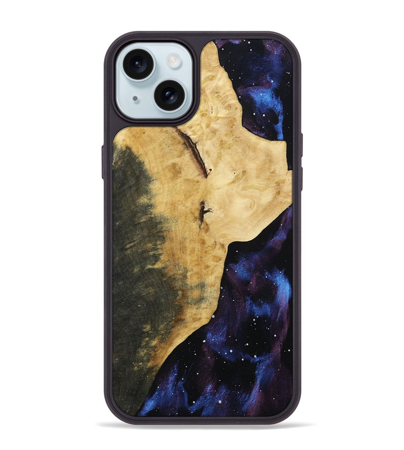 iPhone 15 Plus Wood Phone Case - Icie (Cosmos, 799791)