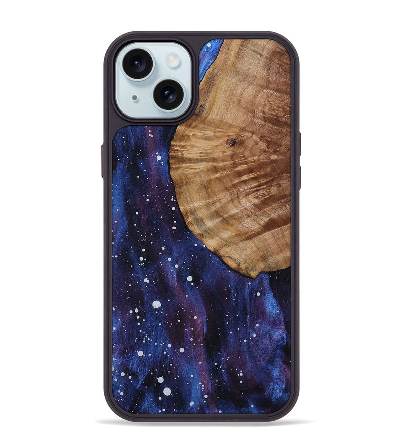 iPhone 15 Plus Wood Phone Case - Kitty (Cosmos, 799794)