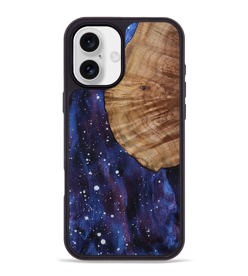 iPhone 16 Plus Wood Phone Case - Kitty (Cosmos, 799794)