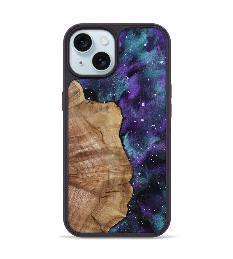 iPhone 15 Wood Phone Case - Anabel (Cosmos, 799795)