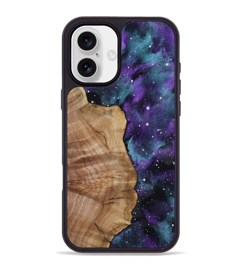 iPhone 16 Plus Wood Phone Case - Anabel (Cosmos, 799795)